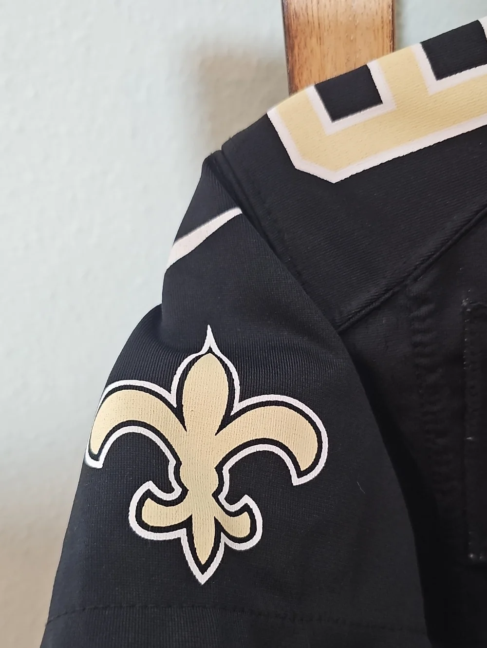 Nike Black and Gold Kids Football Jersey #9 Brees